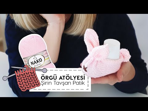 Şirin Tavşan Patik Modeli Yapımı