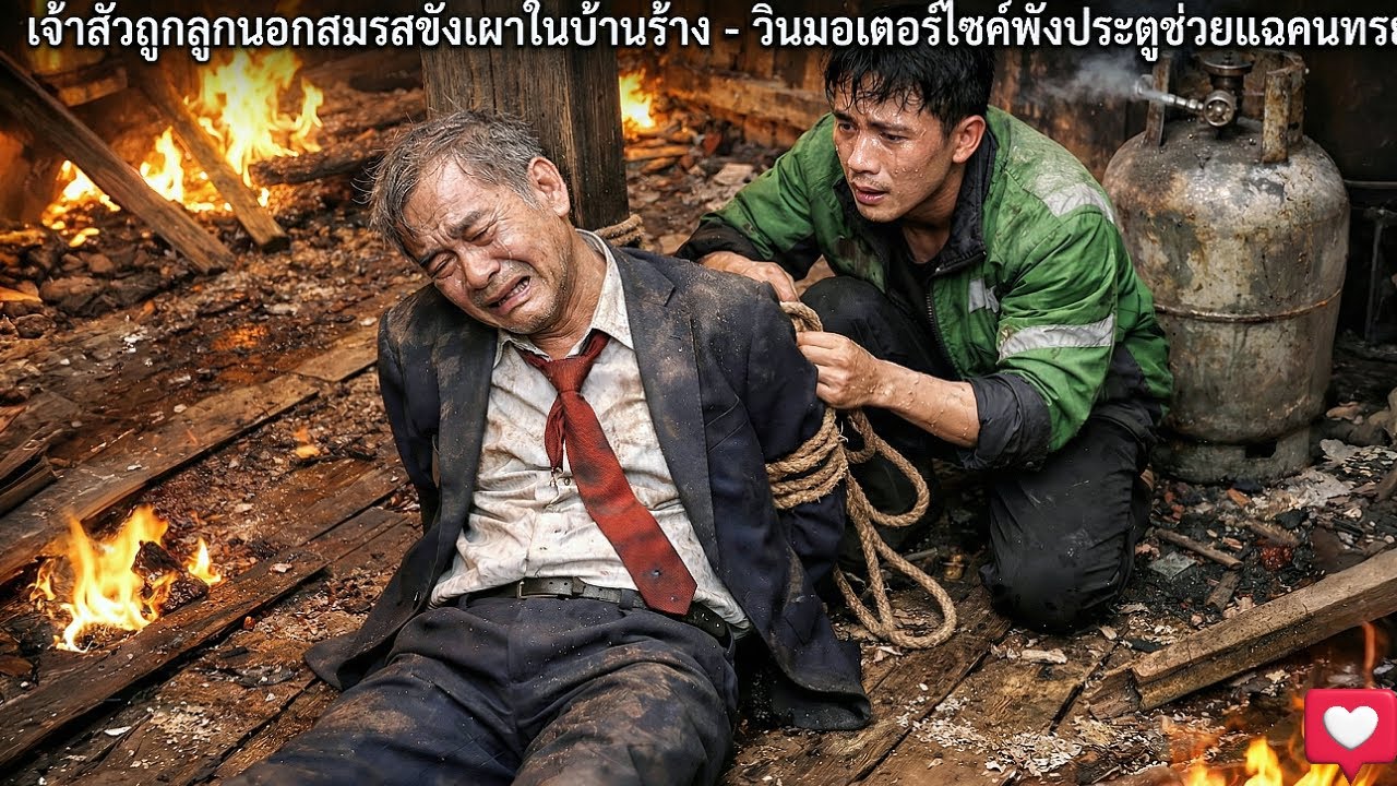 เกือบเป็นจลาจล! ลูกเลี้ยงลอบวางเพลิงหวังฆ่าพ่อชิงสมบัติ หนุ่มวินช่วยไว้ทันก่อนไฟคลอก | กฎแห่งกรรม