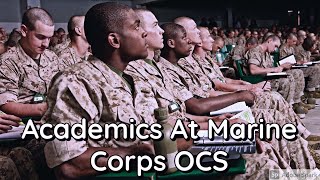 Academics at Marine Corps OCS