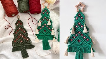 DIY Macrame Christmas Tree Wall Hanging | Macrame Tutorial | Christmas Special