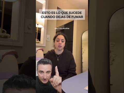 Esto sucede cuando dejas la nicotina.#supervivencia #sabiasque #curiosidades
