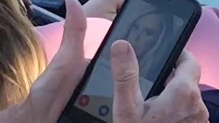 Dpdt  old man at baseball game swiping on tinder