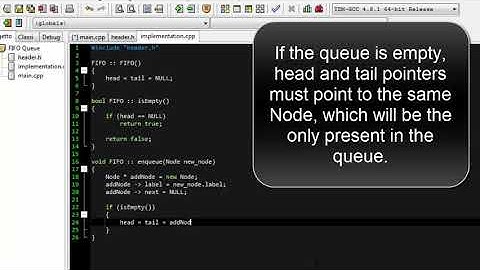 C++ Tutorial   FIFO Queue implementation