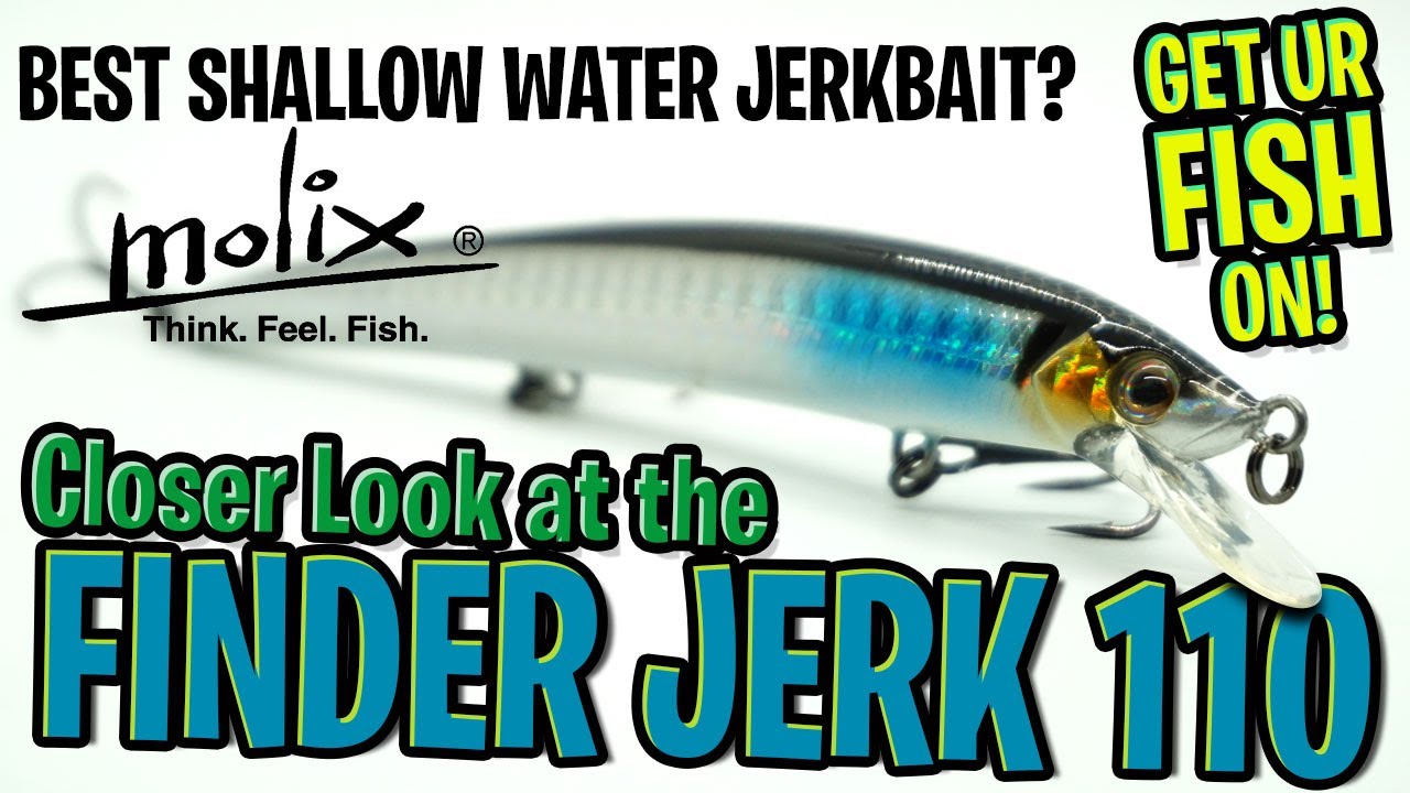 Molix Finder Jerk BEST Suspending Twitching Shallow Water Jerkbait