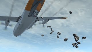 Airplane Cargo Drop Crashes | BeamNG.drive