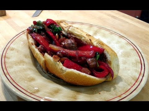 Sausage and Peppers - Italian Style - Recipe by Laura Vitale - Laura in the Kitchen Ep. 73