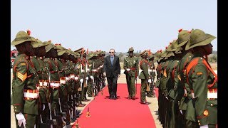 Dünya Lideri Erdoğana Zambiyada Muhteşem Karşılama Töreni