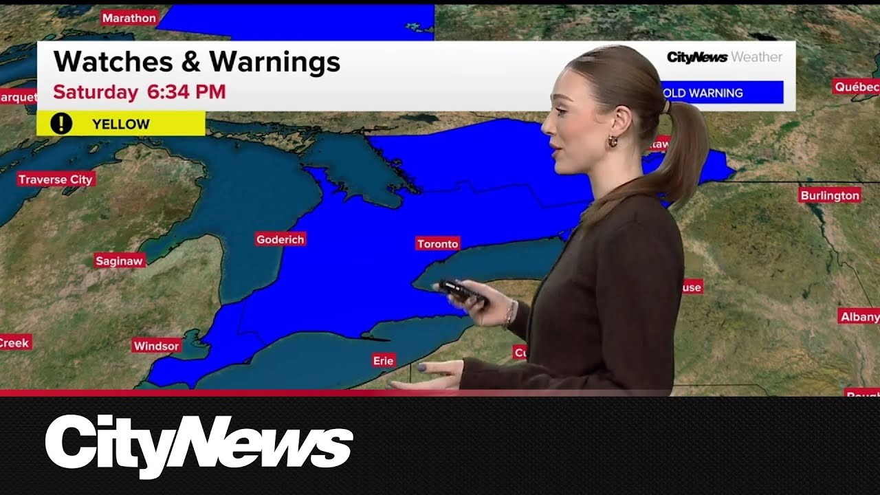 Extreme cold in Toronto will last until Monday