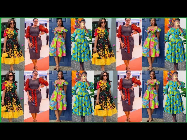short kitenge dresses 2023 Kitenge short flare gowns . It's hard to imagine going to any special  occasion without wearing a gown.Wearing a gown makes us feel good about  ourselves and our looks. Choose us to