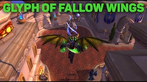Glyph of Fallow Wings - Demon Hunter Glyph in WoW