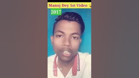 Manoj Dey First Video On YouTube 😯 Motivation || Before & After @Manoj dey #ytshorts #shorts #subsc