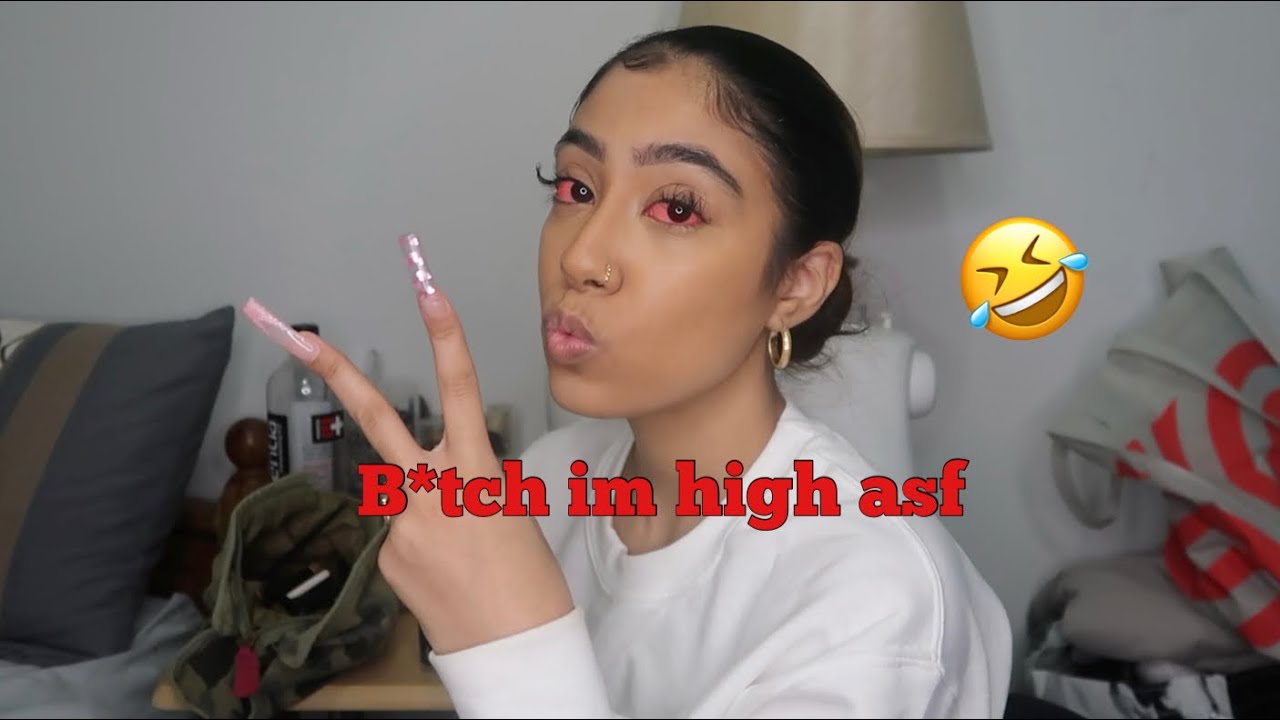 I ATE AN EDIBLE AND DID MY MAKEUP