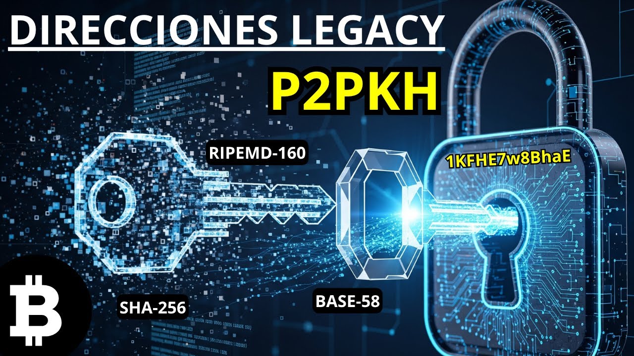 Dirección Legacy (P2PKH) en Bitcoin | Las Primeras en Pagar a un Hash