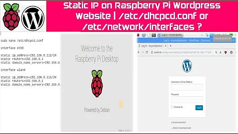 /etc/dhcpcd.conf or /etc/network/interfaces? | How To Set Static IP On Raspberry Pi