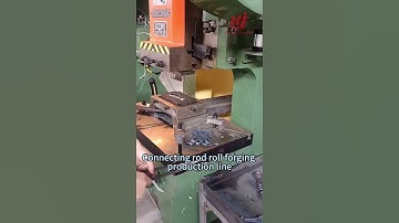 High efficiency connecting rod roll forging production line, running at customer