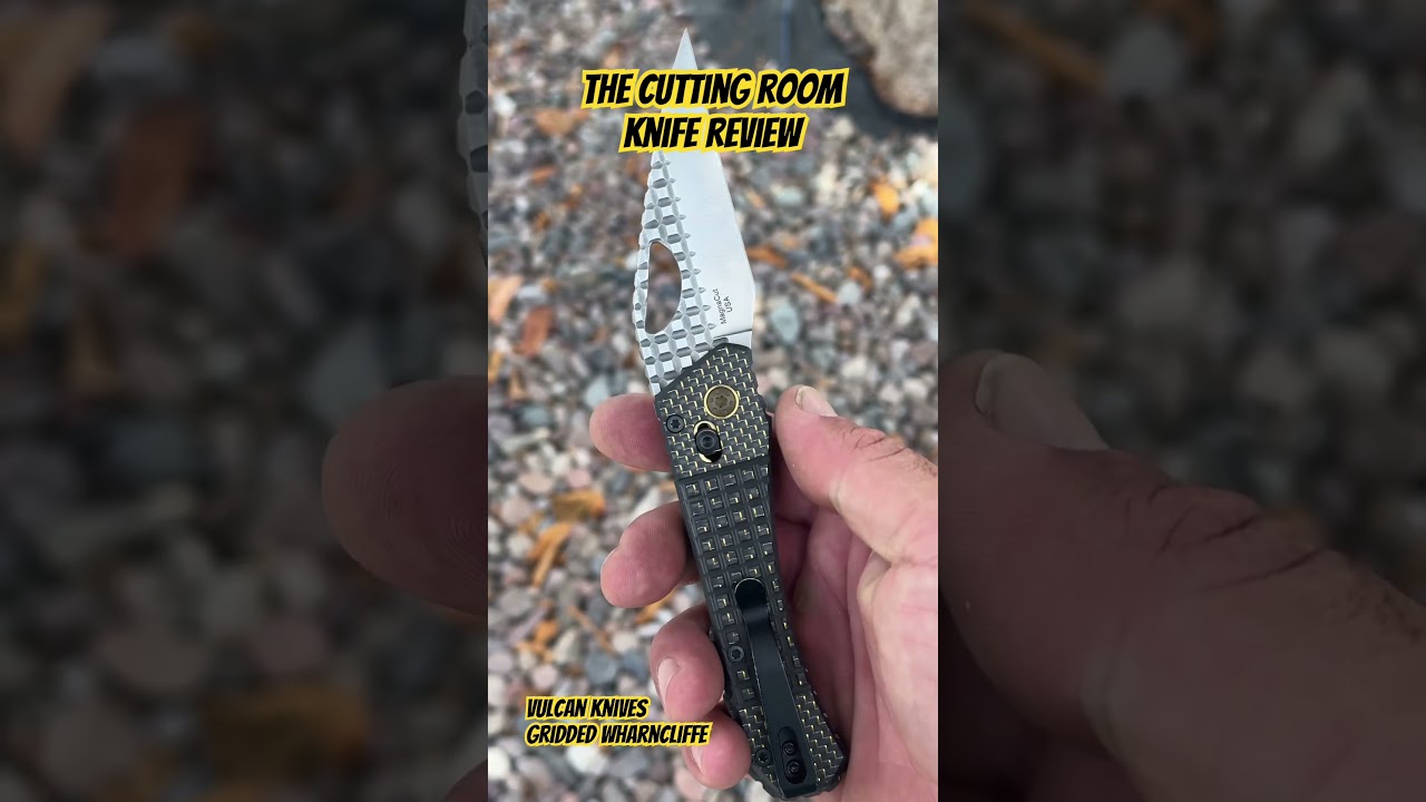 Vulcan Knives Gridded Wharncliffe.  
