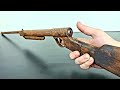 Very rusty ancient airgun restoration