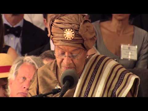लाइबेरिया के राष्ट्रपति एलेन जॉनसन सरलीफ प्रारंभ पता | हार्वर्ड प्रारंभ 2011