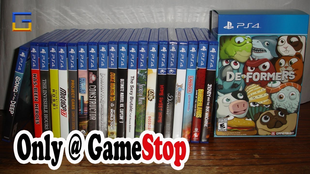 Exclusive PS4 Games Collection YouTube
