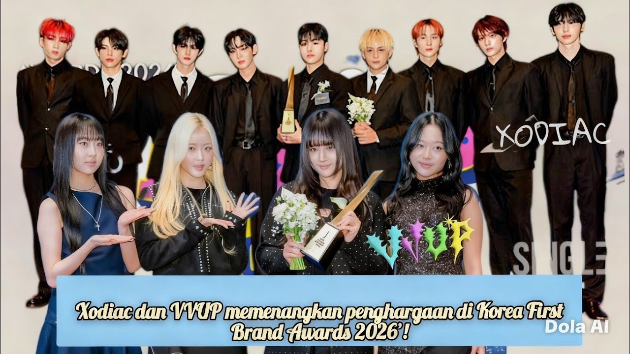 Индонезийские айдолы (мужчины и женщины) — восходящие звезды на церемонии вручения премии Korea F...