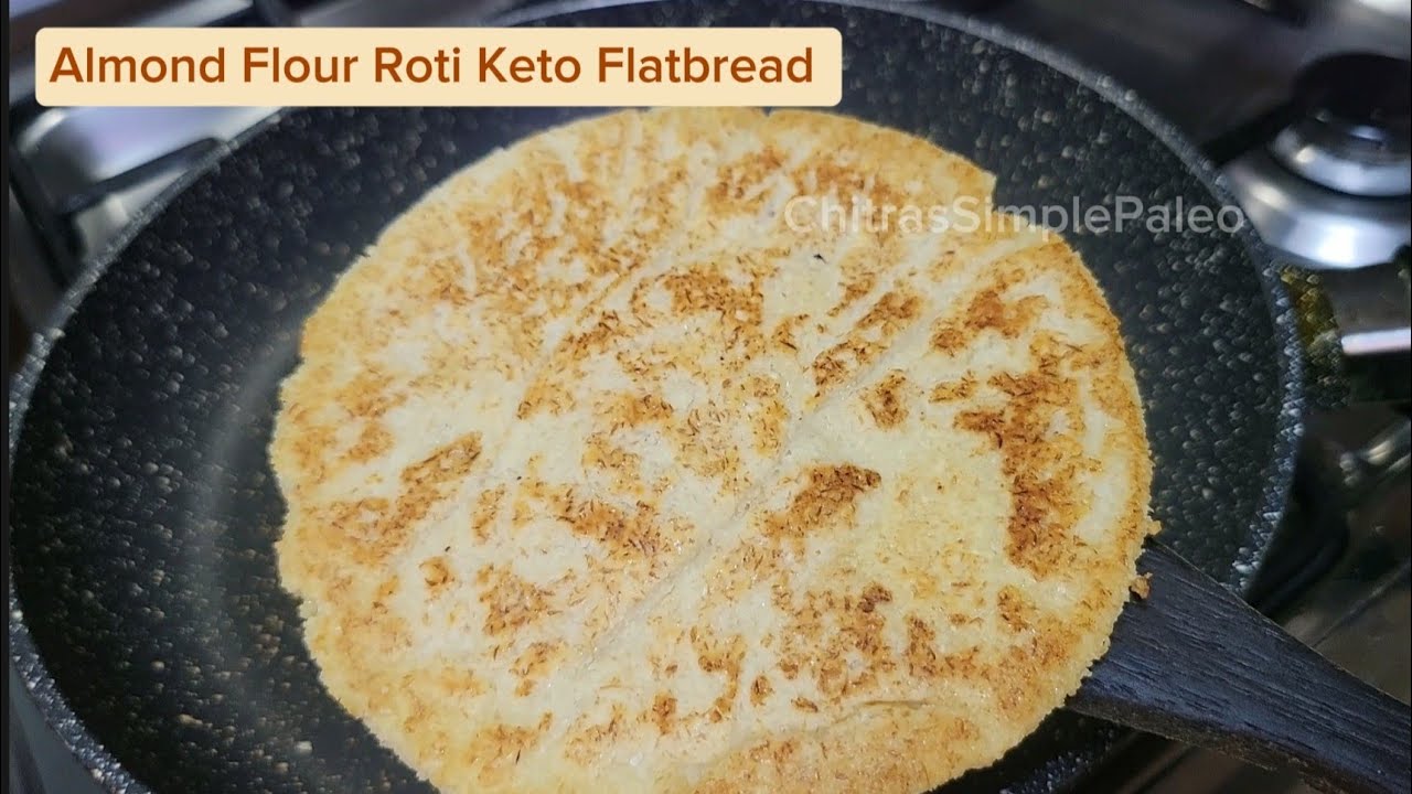 🌮 Almond Flour Roti | Keto Flatbread Recipe 