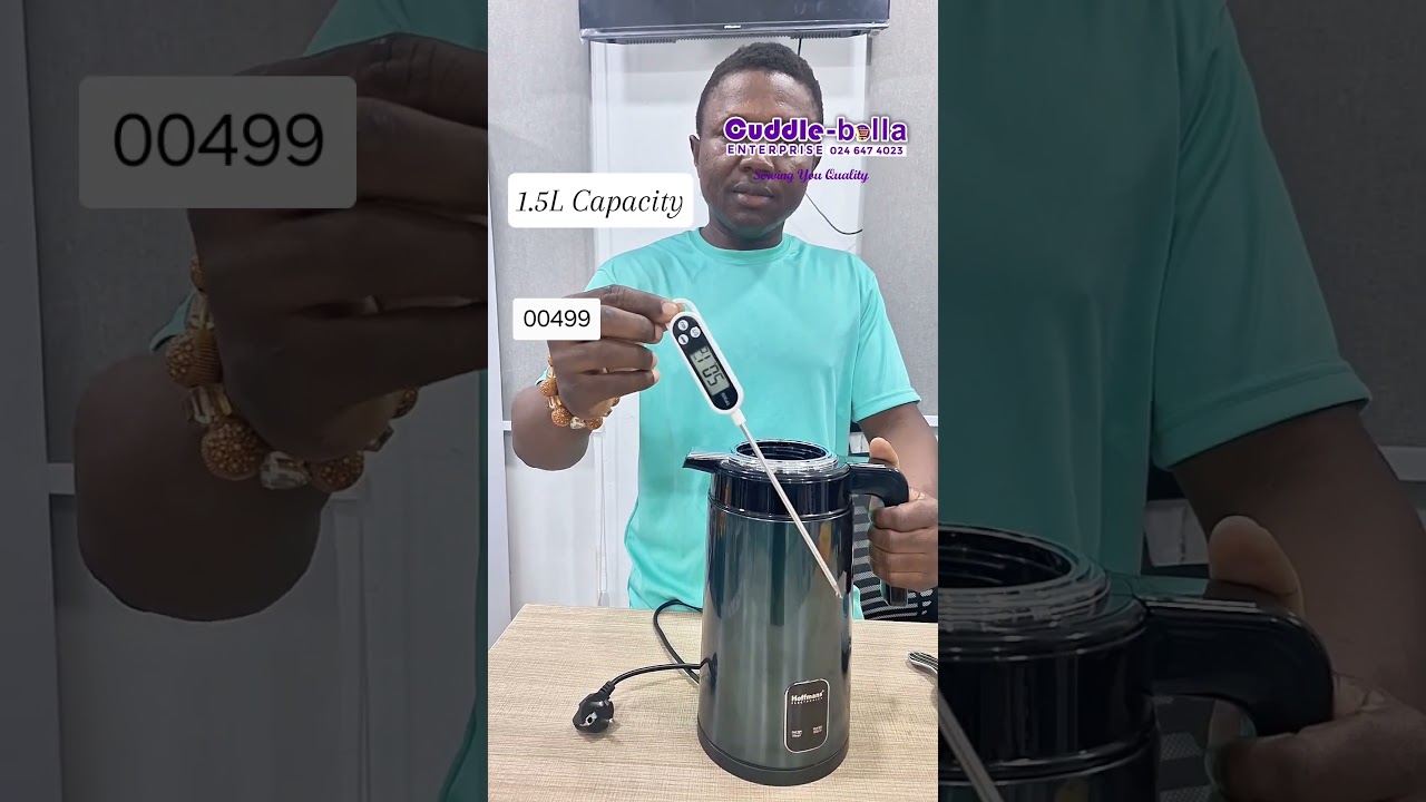 00499 - 2in1 3L Hoffmans flask kettle