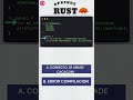 DESAFIO DE CODIGO #RUST - DIA 11 #shorts