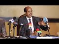 Qodobadii Ay Ku Heshiiyeen Somaliland Iyo Somaliya  oo uu Akhriyayo Wasiirka Arrimaha Dibeda Jabuuti