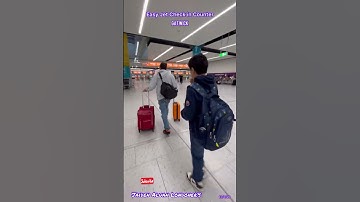 Easy Jet Check in Counter #First time to fly- not good experience #short #Jaiden Aluan