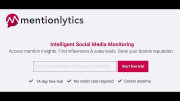 Social Media Monitoring & Listening with Mentionlytics