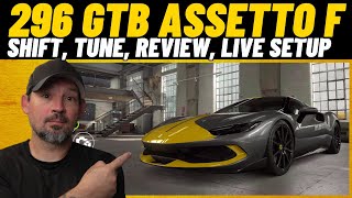 CSR2 296 GTB Assetrto Fiorano Shift, Tune, Review, Live Setup