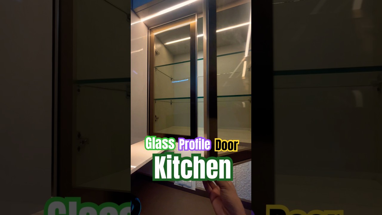 Kitchen Glass profile door ✅ 