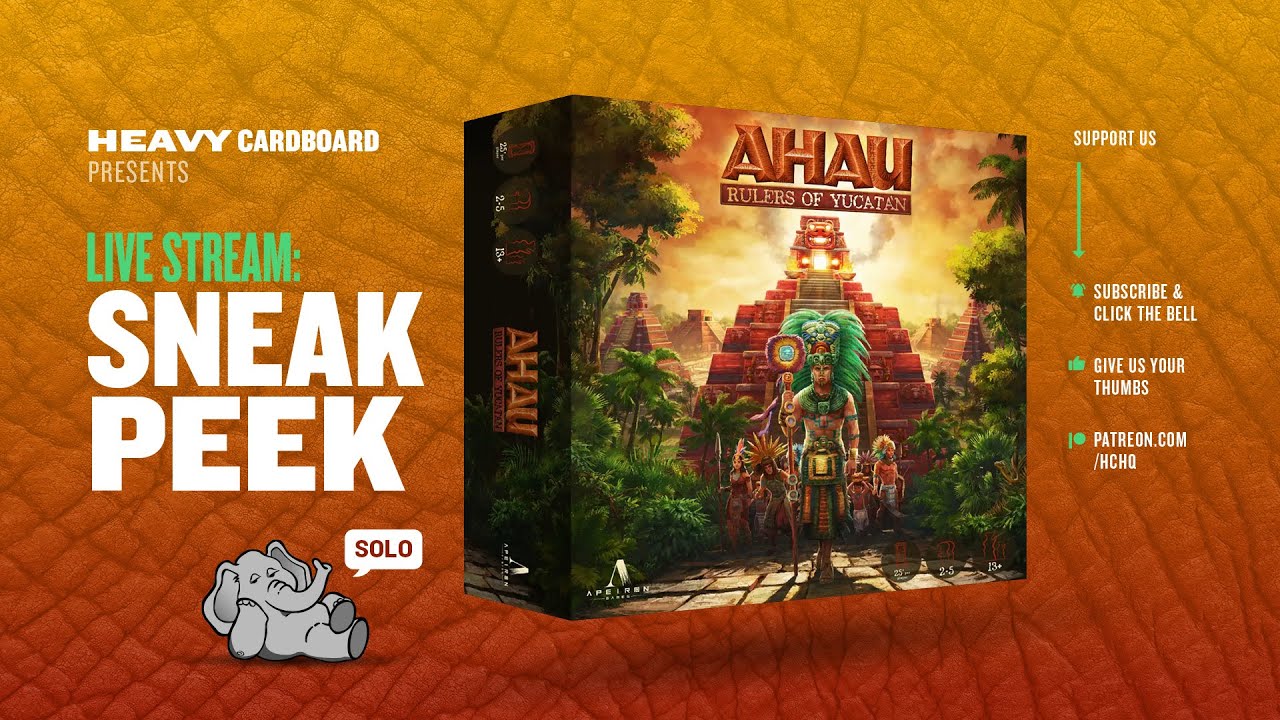 Ahau: Rulers of Yucatan Sneak Peek by Heavy Cardboard