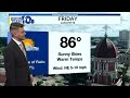 Adam's Friday noon forecast