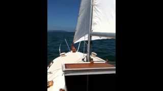 Sailing on my first sailboat a Skipper 20