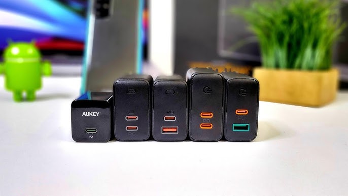 Aukey PA-B4 Omnia Duo 65W Dual-Port PD Charger with Dynamic Detect