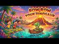 Row Row Your Dinosaur 🦕🚣‍♂️🎵 | Fun Dinosaur Song for Kids &amp; Toddlers 🌈✨