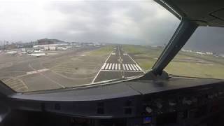 Aterrizaje en la CDMX visto desde la cabina de un avión | HD