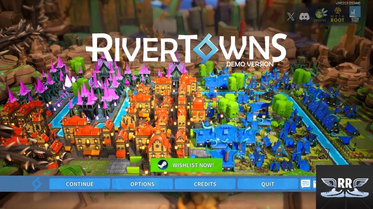 RiverTowns — градостроительный симулятор, похожий на Tetris (зимняя распродажа Steam)