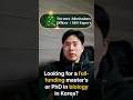 Fully Funded Master's/PhD in Biology in Korea: Top Regional GKS Universities Revealed