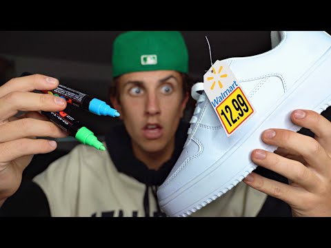 Customizing $13 Walmart Shoes!