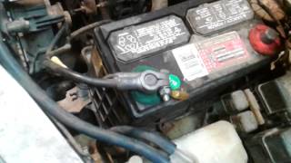 Remove battery cable 89-93 Geo Metro LSi
