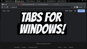 Maximize Productivity and Multi-Tasking with Tabs for Any Program in Windows!