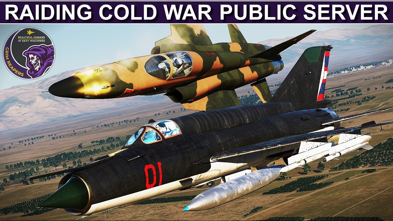 GR Group Mig-21 Raid On Public Cold War Server, What Could Go Wrong? | DCS