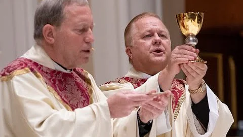 Mass in Saginaw with Bishop Gruss at the Cathedral of Mary of the Assumption.
