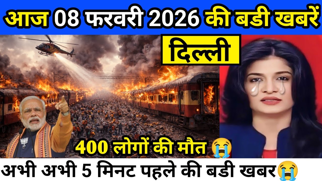 08 फरवरी का मौसम | 08 February Ki Headlines News Today | मुख्य समाचार 