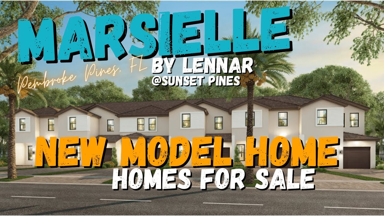 Lennar Homes - Marsielle Model | 1828 SF | 4 Bed | 2/1 Bath | New Model Home | Pembroke pines FL