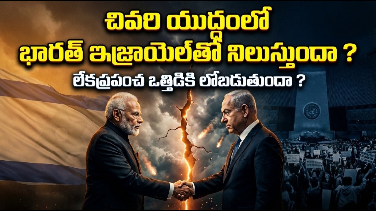 ఇజ్రాయెల్ వెళ్లిన మోడీ - ఇది ప్రపంచ శక్తుల సమీకరణ మతపరమైన కథ కాదు | చివరి యుద్ధంలో భారత్ ఇజ్రాయెల్‌|