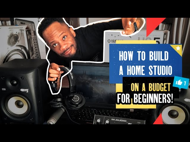 HOW TO BUILD A HOME STUDIO ON A BUDGET FOR BEGINNERS!!! class=