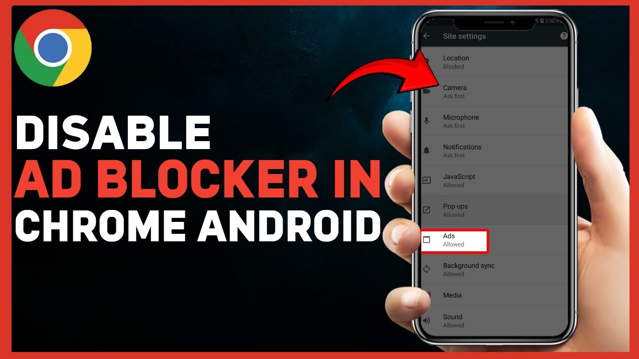 How to Disable AD Blocker in Chrome Android | Step by Step (2024) - YouTube